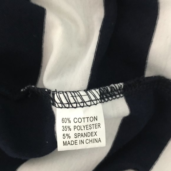 Palinda Striped Short Sleeve Pencil Dress w/ Belt (M) - Picture 16 of 16